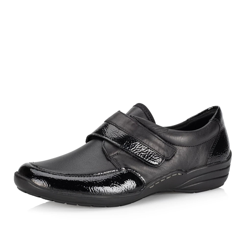 Women's satin - lined fashion & dress shoes with a low - heel for a comfortable yet stylish option Remonte R7600-04 Classic Velcro closure Women's satin - lined fashion & dress shoes with a low - heel for a comfortable yet stylish option Remonte R7600-04 Classic Velcro closure