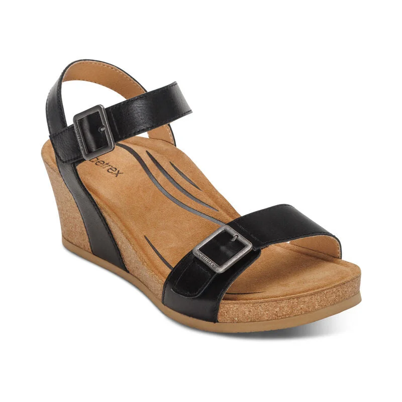 Women's lace - up fashion & dress shoes with a mid - heel and a floral - embroidered shaft for a feminine style AETREX LEXA BLACK Women's lace - up fashion & dress shoes with a mid - heel and a floral - embroidered shaft for a feminine style AETREX LEXA BLACK