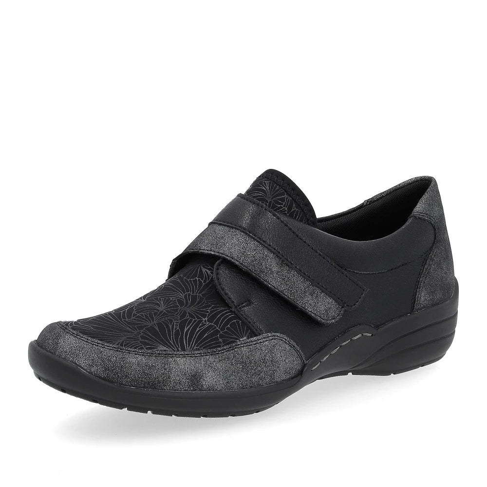 Women's strappy fashion & dress shoes with a woven leather design for a high - end look Remonte R7600-05 Classic Velcro closure wide Women's strappy fashion & dress shoes with a woven leather design for a high - end look Remonte R7600-05 Classic Velcro closure wide