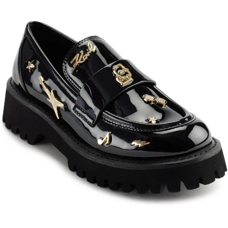 Women's Embroidered Floral Pattern Ballet Flats in White for a Spring - Inspired Outfit Karl Lagerfeld Womens Gaston Rocker Embellished Patent Loafers Women's Embroidered Floral Pattern Ballet Flats in White for a Spring - Inspired Outfit Karl Lagerfeld Womens Gaston Rocker Embellished Patent Loafers