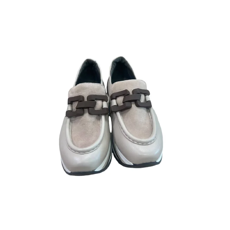 Women's Geometric - Patterned Loafers in Multicolor for a Fashion - Forward Look Women's Cathy Loafers In Sahara Women's Geometric - Patterned Loafers in Multicolor for a Fashion - Forward Look Women's Cathy Loafers In Sahara