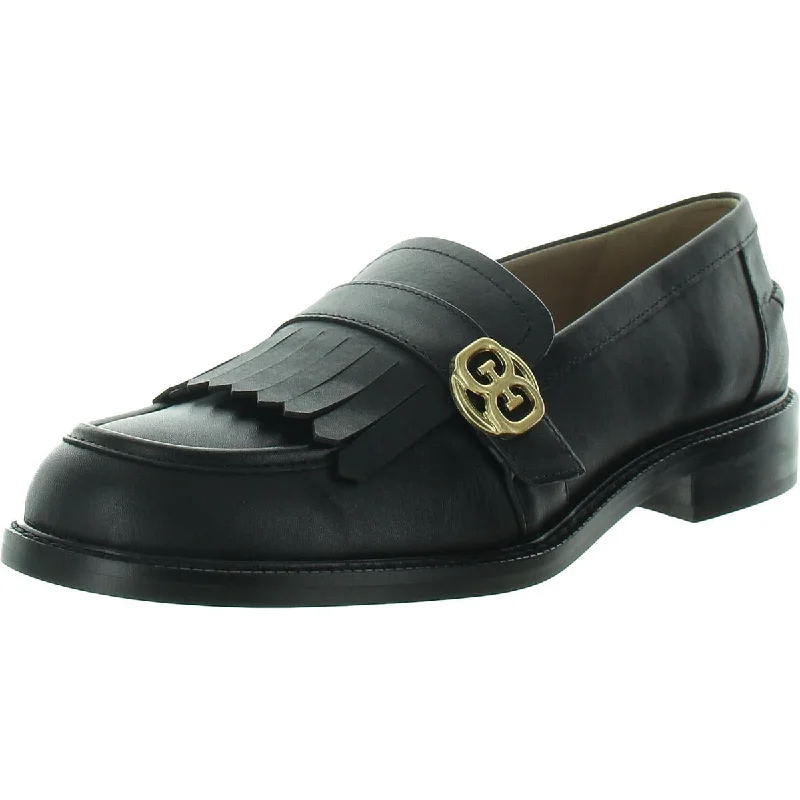 Women's Tassel - Trimmed Loafers with a Low Heel in Olive Green for a Trendy Twist Charlie Womens Logo Leather Loafers Women's Tassel - Trimmed Loafers with a Low Heel in Olive Green for a Trendy Twist Charlie Womens Logo Leather Loafers