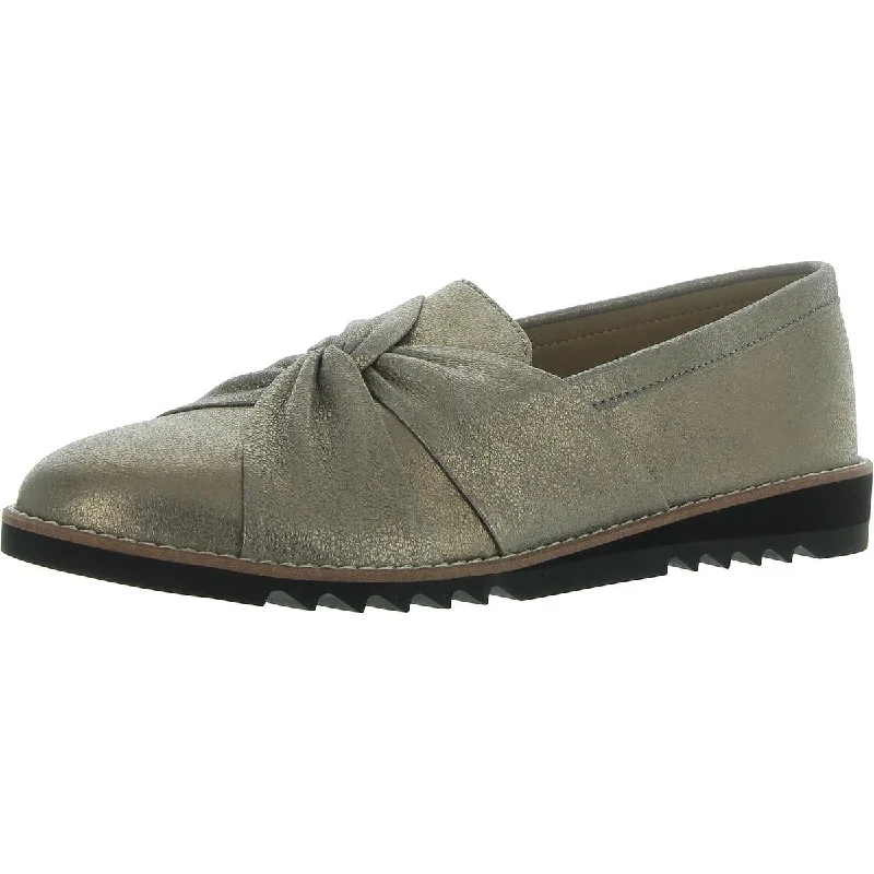 Women's Tassel - Trimmed Loafers with a Low Heel in Olive Green for a Trendy Twist Eena Womens Suede Metallic Loafers Women's Tassel - Trimmed Loafers with a Low Heel in Olive Green for a Trendy Twist Eena Womens Suede Metallic Loafers