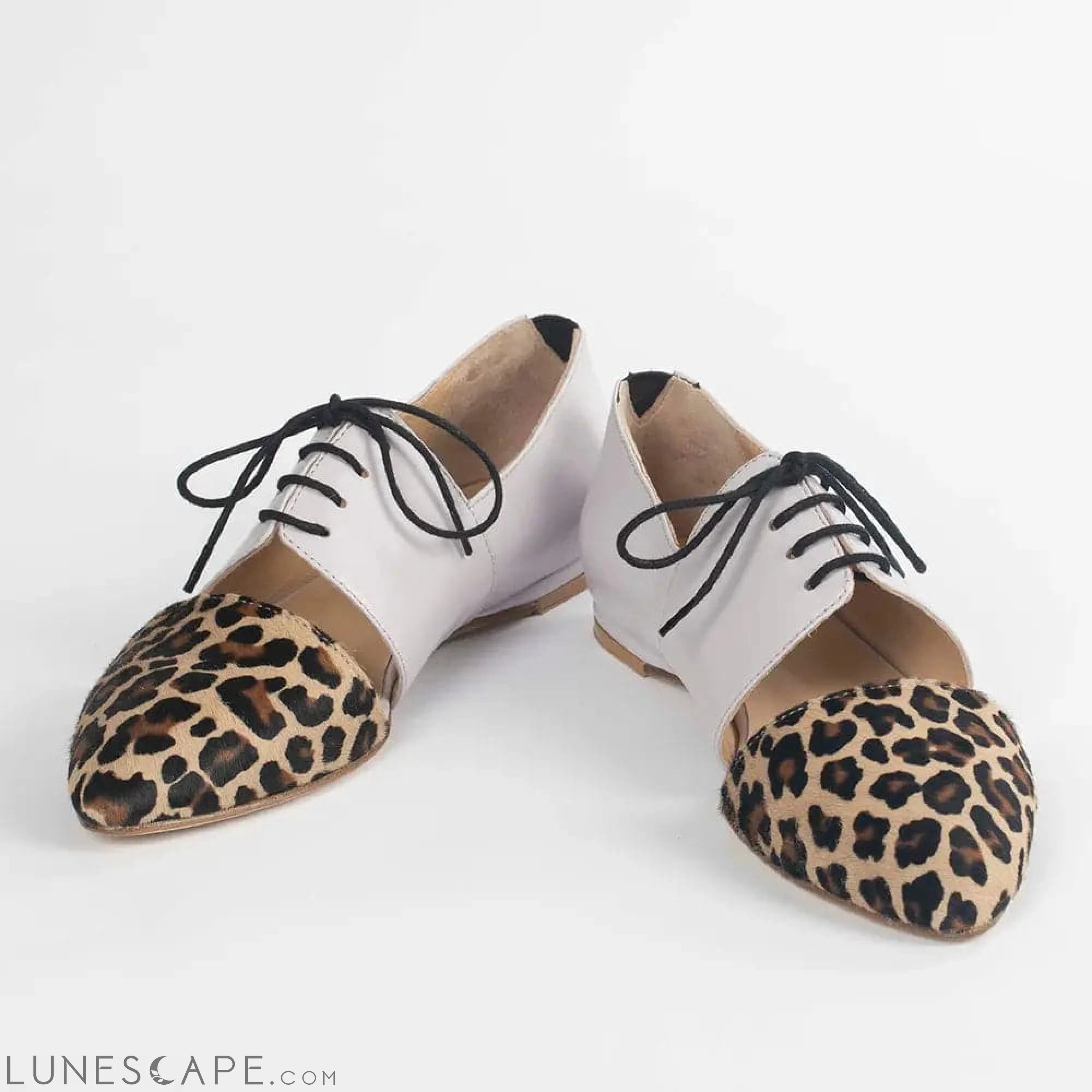 Women's Embroidered Floral Pattern Loafers in Beige for a Spring - Inspired Outfit Leapard Print White Oxford by Lordess Women's Embroidered Floral Pattern Loafers in Beige for a Spring - Inspired Outfit Leapard Print White Oxford by Lordess