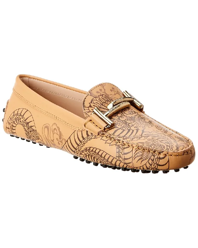 Women's Glitter - Embellished Loafers in Silver for a Sparkly Party Look TOD's Tattoo Dragon Printed Leather Loafer Women's Glitter - Embellished Loafers in Silver for a Sparkly Party Look TOD's Tattoo Dragon Printed Leather Loafer