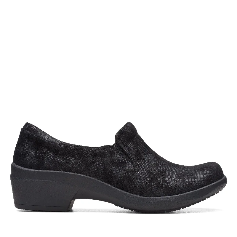 Women's Premium Leather Tassel Loafers in Dark Brown for a Classic Office Look Clarks Talene Pace in Black Textile