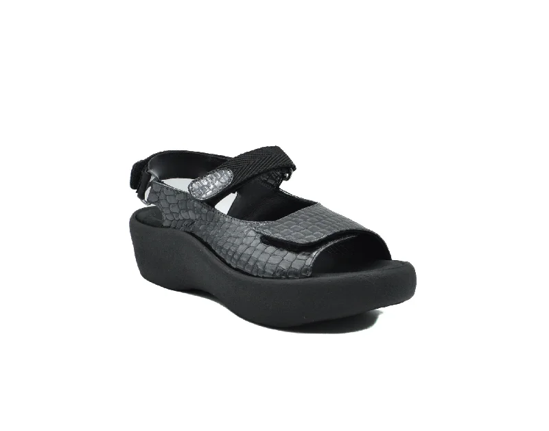 Women's Cork - Soled Espadrille Sandals with a Rope - Trimmed Upper in Navy for a Summer VibeWOLKY JEWEL NUBUCK, SUEDE LEATHERS Women's Cork - Soled Espadrille Sandals with a Rope - Trimmed Upper in Navy for a Summer VibeWOLKY JEWEL NUBUCK, SUEDE LEATHERS