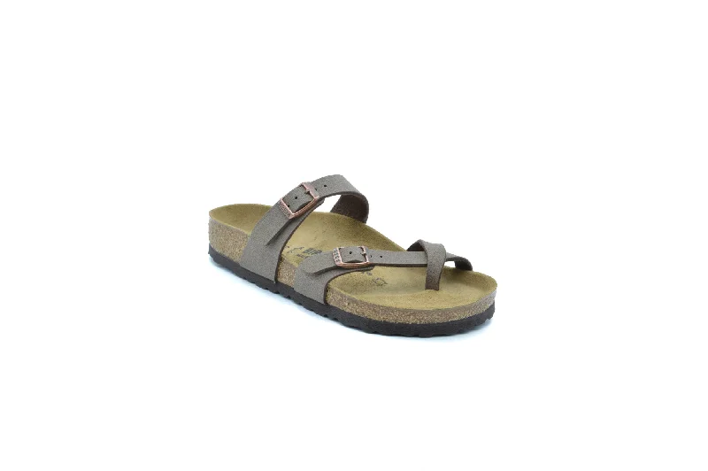 Adjustable Strap Women's Sandals with a Padded Heel in Pink for a Custom FitBIRKENSTOCK Mayari Birkibuc Adjustable Strap Women's Sandals with a Padded Heel in Pink for a Custom FitBIRKENSTOCK Mayari Birkibuc