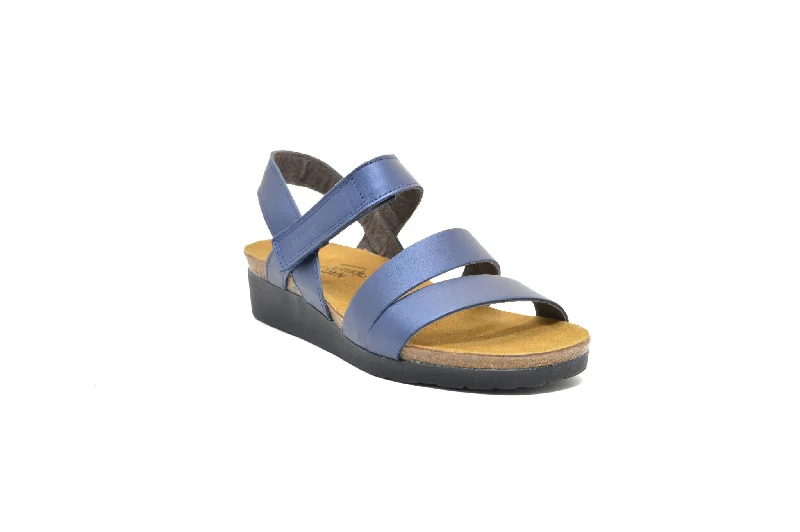 Women's Cork - Soled Espadrille Sandals with a Rope - Trimmed Upper in Navy for a Summer VibeNAOT Kayla Wide Women's Cork - Soled Espadrille Sandals with a Rope - Trimmed Upper in Navy for a Summer VibeNAOT Kayla Wide