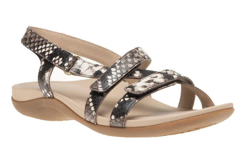 Plus Size Women's Wide - Width Platform Sandals in Black for Added Comfort and HeightOllie