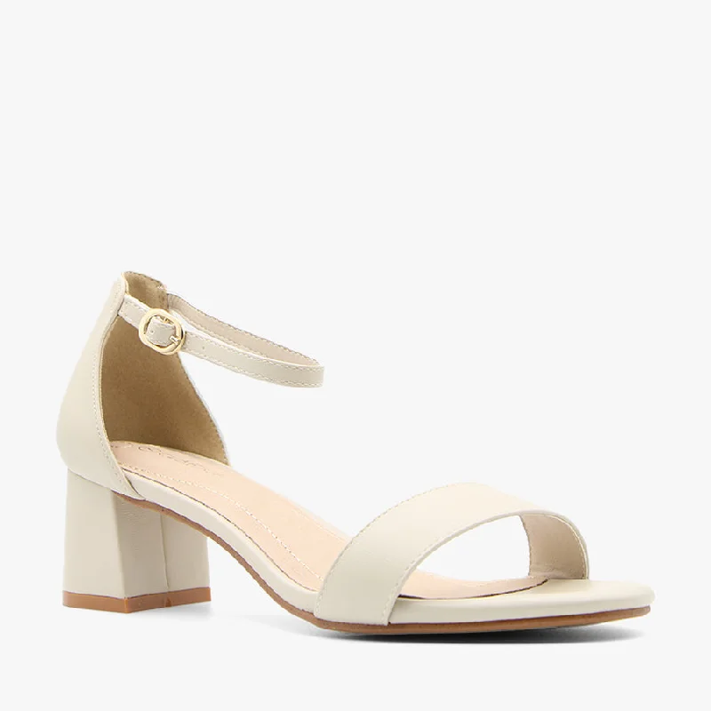 Child - Friendly Women's Sandals with a Secure Buckle in Purple for Moms on the GoADOOR NUDE