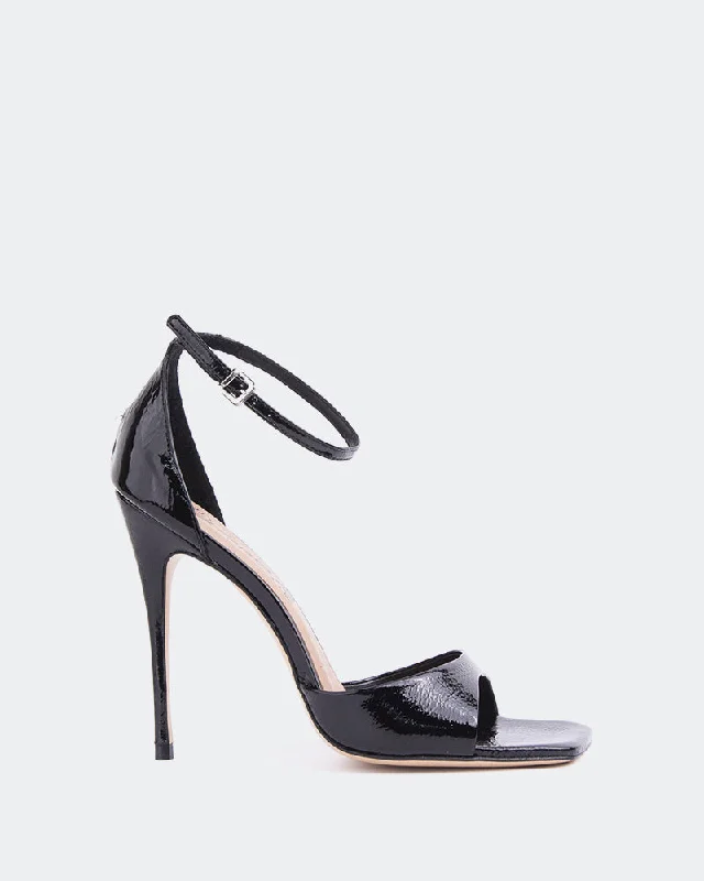 Women's Cork - Soled Espadrille Sandals with a Rope - Trimmed Upper in Navy for a Summer VibeAnalu Black Naplack