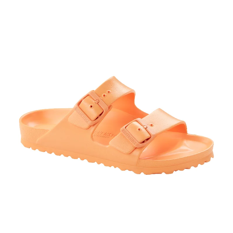 Women's Leather - Strapped Sandals with a Braided Detail in Brown for a Rustic AppealArizona EVA Papaya