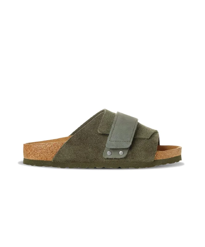 Women's Strappy Gladiator Sandals with Buckle Closures in Tan for a Boho LookBirkenstock Kyoto Suede Leather Thyme Sandals Women's Strappy Gladiator Sandals with Buckle Closures in Tan for a Boho LookBirkenstock Kyoto Suede Leather Thyme Sandals