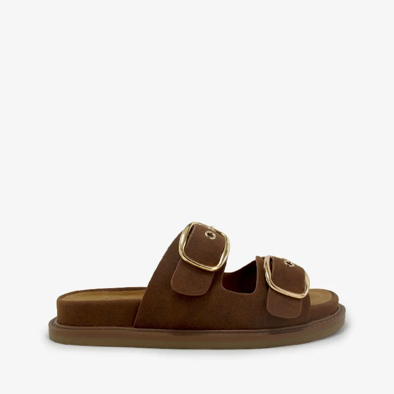 Shock - Absorbing Women's Sandals with a Soft Insole in Black for Active LifestylesBUDDY TAN