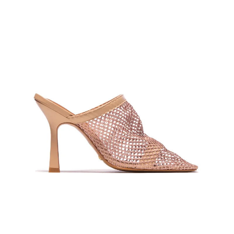 Lightweight Women's Mesh - Paneled Sandals in Yellow for BreathabilityCape Almond Mesh