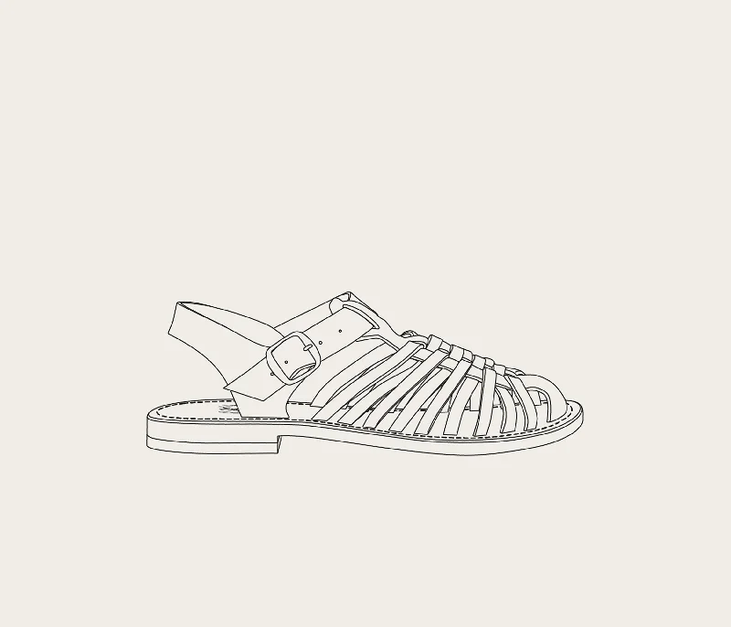 Women's Flat Slide Sandals with a Memory Foam Insole in White for All - Day ComfortCilaos Personalized Man
