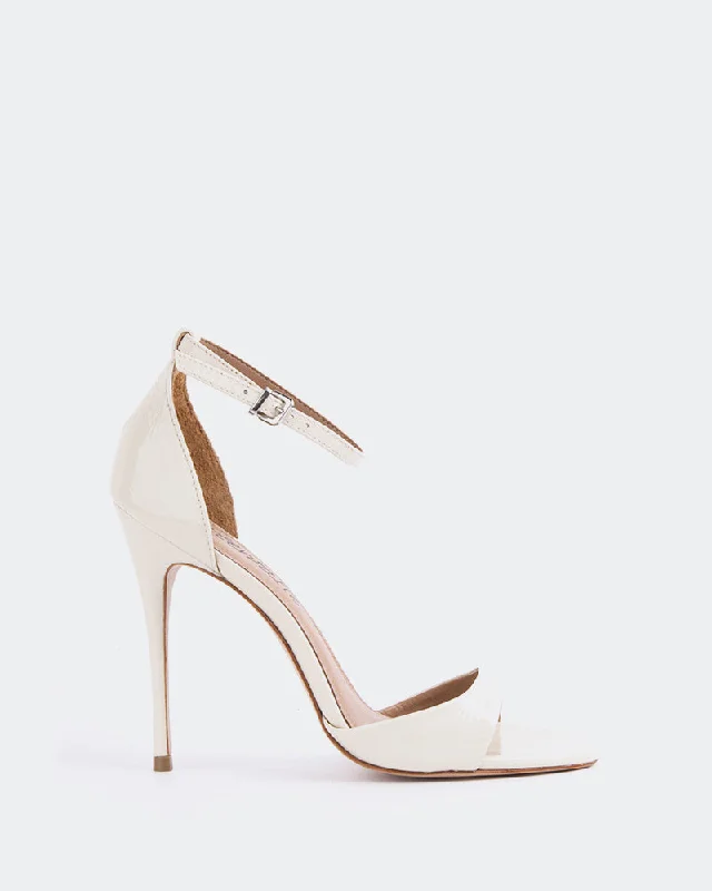 Sustainable Women's Recycled Material Sandals in Beige for Eco - Conscious ShoppersCintia Beige Naplack