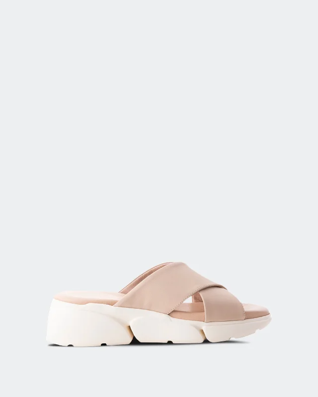 Women's Ankle - Strap Sandals with a Block Heel in Red for a Sophisticated StyleCrato Pink Leather