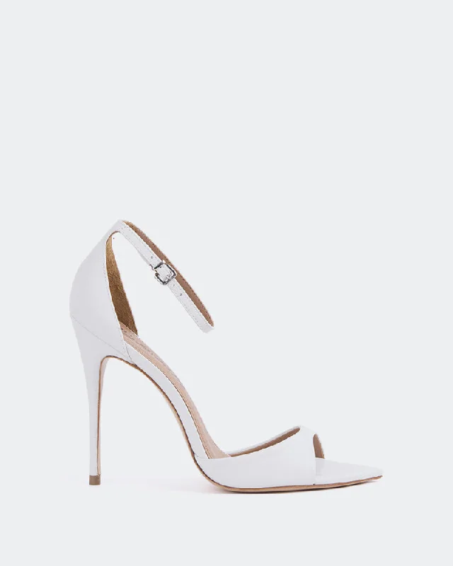 Plus Size Women's Wide - Width Platform Sandals in Black for Added Comfort and HeightCristiana White Leather