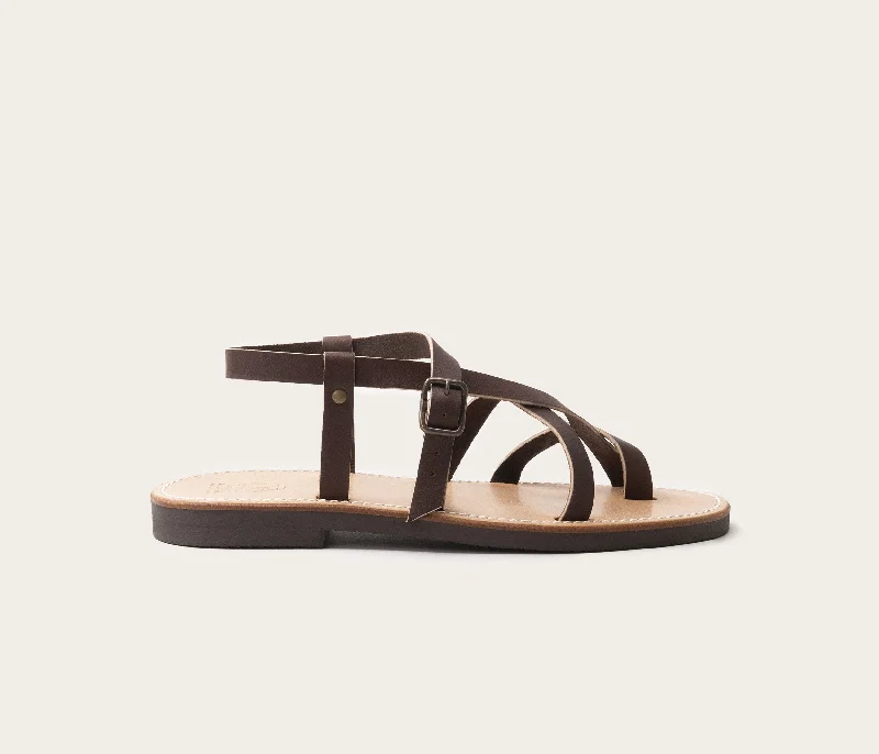 Women's Thong Sandals with a Beaded Design in Multicolor for a Beachy AestheticCroisette Coffee Men