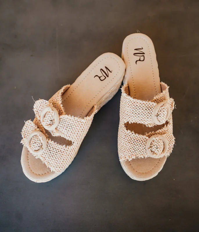 Elastic - Strap Women's Sandals with a Padded Toe in Teal for Easy On - and - OffEriwen Buckle Wedge in Cream Elastic - Strap Women's Sandals with a Padded Toe in Teal for Easy On - and - OffEriwen Buckle Wedge in Cream