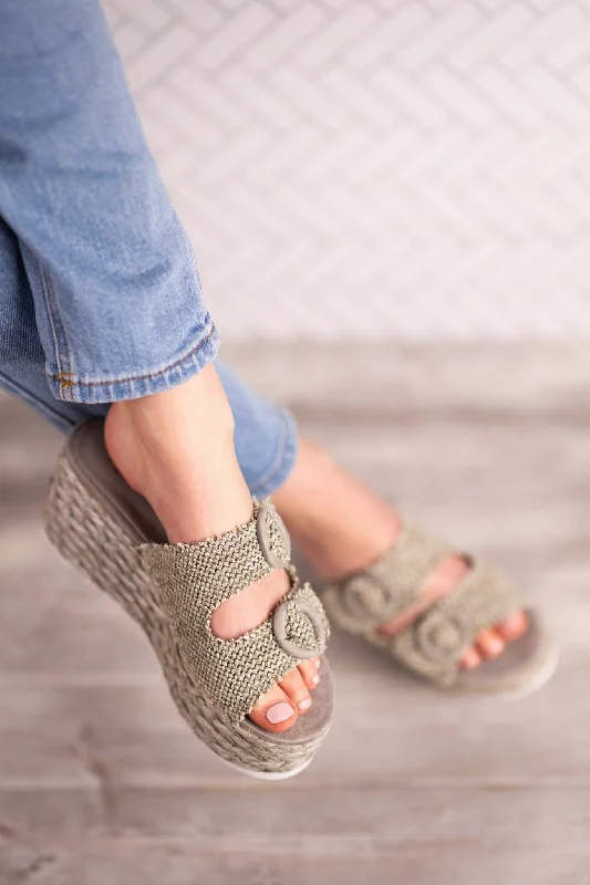 Women's Cork - Soled Espadrille Sandals with a Rope - Trimmed Upper in Navy for a Summer VibeEriwen Buckle Wedge in Teal Women's Cork - Soled Espadrille Sandals with a Rope - Trimmed Upper in Navy for a Summer VibeEriwen Buckle Wedge in Teal