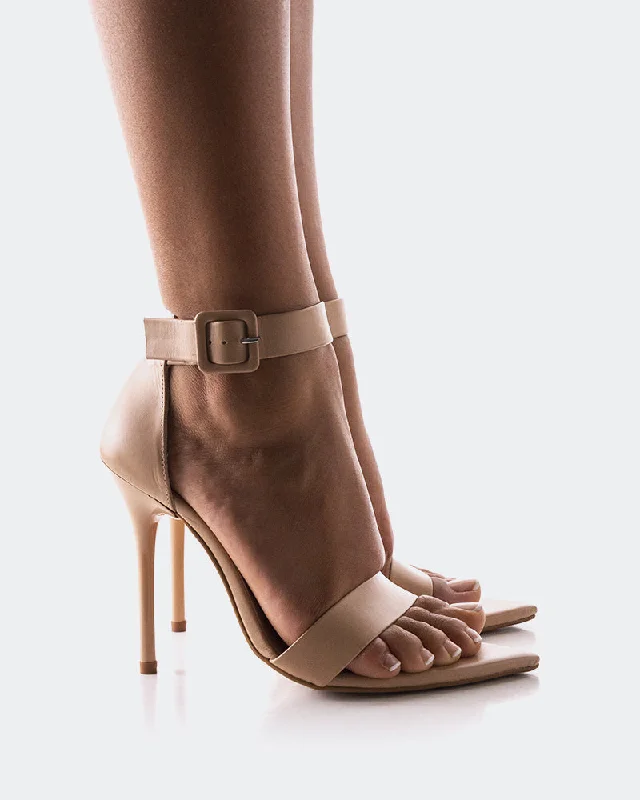 Plus Size Women's Wide - Width Platform Sandals in Black for Added Comfort and HeightFanta Tan Leather
