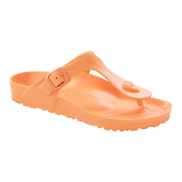 Plus Size Women's Wide - Width Platform Sandals in Black for Added Comfort and HeightGizeh EVA Papaya