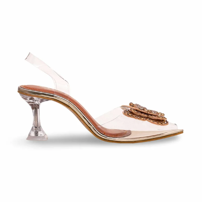 Shock - Absorbing Women's Sandals with a Soft Insole in Black for Active LifestylesGolden Fancy Sandal FN6003