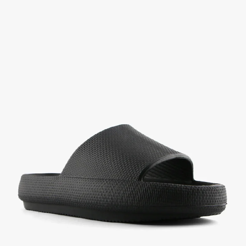 Women's Cork - Soled Espadrille Sandals with a Rope - Trimmed Upper in Navy for a Summer VibeLUNAR BLACK Women's Cork - Soled Espadrille Sandals with a Rope - Trimmed Upper in Navy for a Summer VibeLUNAR BLACK