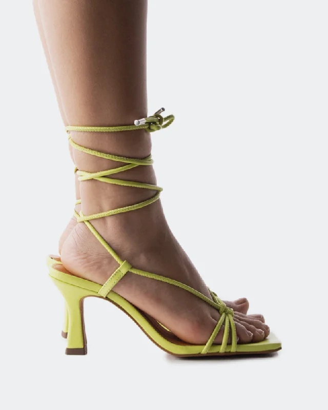Elastic - Strap Women's Sandals with a Padded Toe in Teal for Easy On - and - OffManola Kiwi Leather