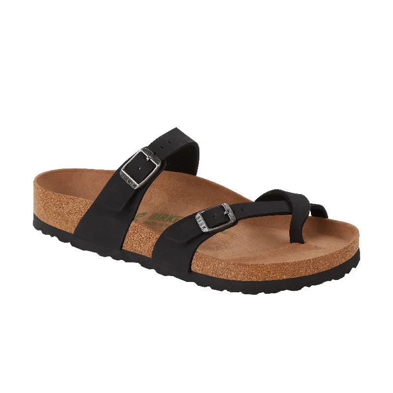 Women's Sandals with a Glitter - Coated Strap in Gold for a Sparkly Summer OutfitMayari Vegan Black BirkiBuc