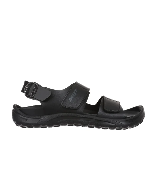 Shock - Absorbing Women's Sandals with a Soft Insole in Black for Active LifestylesMBT Nagano Black/Black Mens Recovery Sandals Shock - Absorbing Women's Sandals with a Soft Insole in Black for Active LifestylesMBT Nagano Black/Black Mens Recovery Sandals