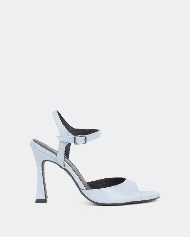 Shock - Absorbing Women's Sandals with a Soft Insole in Black for Active LifestylesMiracle Blue Patent/Verni Bleu