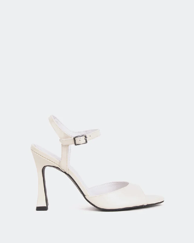Waterproof Women's Rubber Beach Sandals with Arch Support in Blue for Water ActivitiesMiracle Off White Patent/Vern.Blanc Cassé