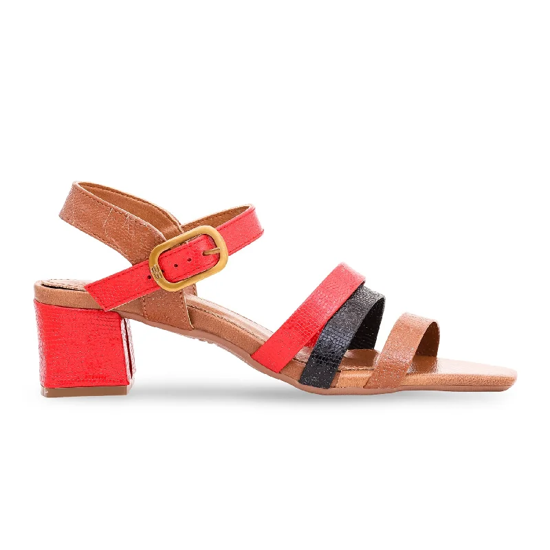 Sustainable Women's Recycled Material Sandals in Beige for Eco - Conscious ShoppersMustard Formal Sandal FR5312