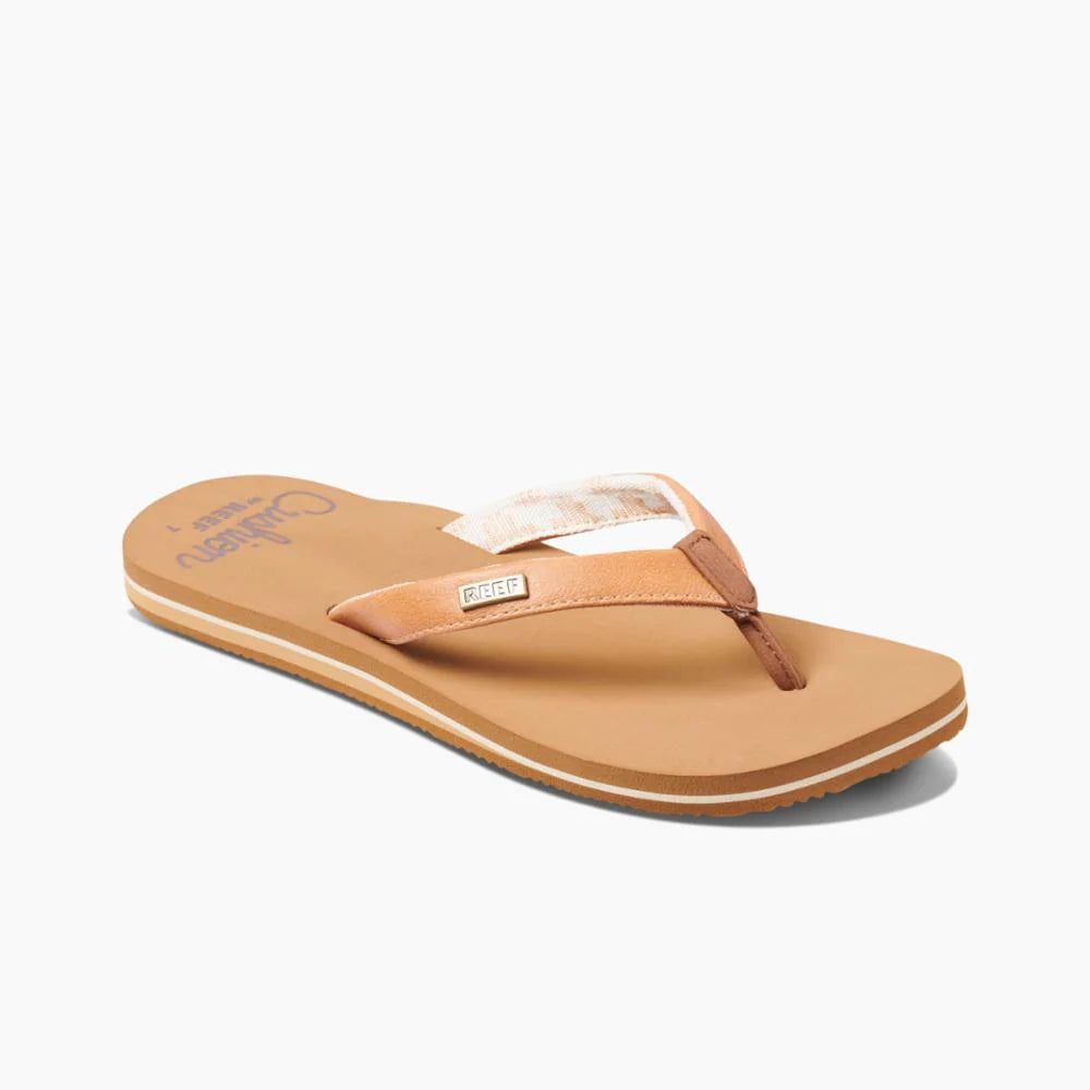 Shock - Absorbing Women's Sandals with a Soft Insole in Black for Active LifestylesReef - Cushion Sands Natural Shock - Absorbing Women's Sandals with a Soft Insole in Black for Active LifestylesReef - Cushion Sands Natural