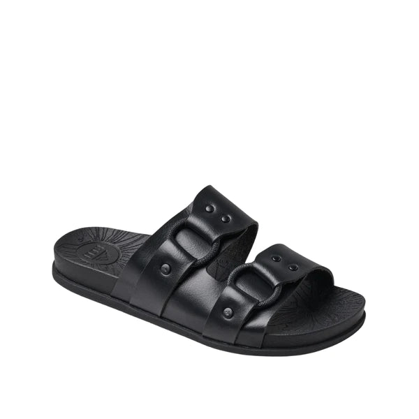 Women's Sandals with a Glitter - Coated Strap in Gold for a Sparkly Summer OutfitReef - Cushion Vera Cruz Black Women's Sandals with a Glitter - Coated Strap in Gold for a Sparkly Summer OutfitReef - Cushion Vera Cruz Black