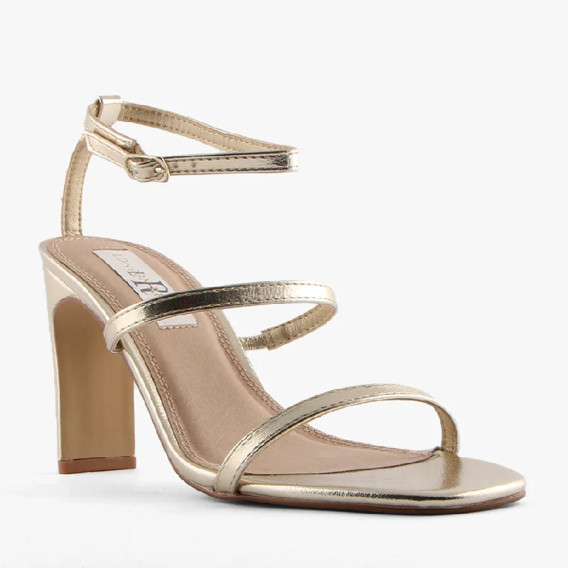 Adjustable Strap Women's Sandals with a Padded Heel in Pink for a Custom FitROCCY GOLD METALIC Adjustable Strap Women's Sandals with a Padded Heel in Pink for a Custom FitROCCY GOLD METALIC