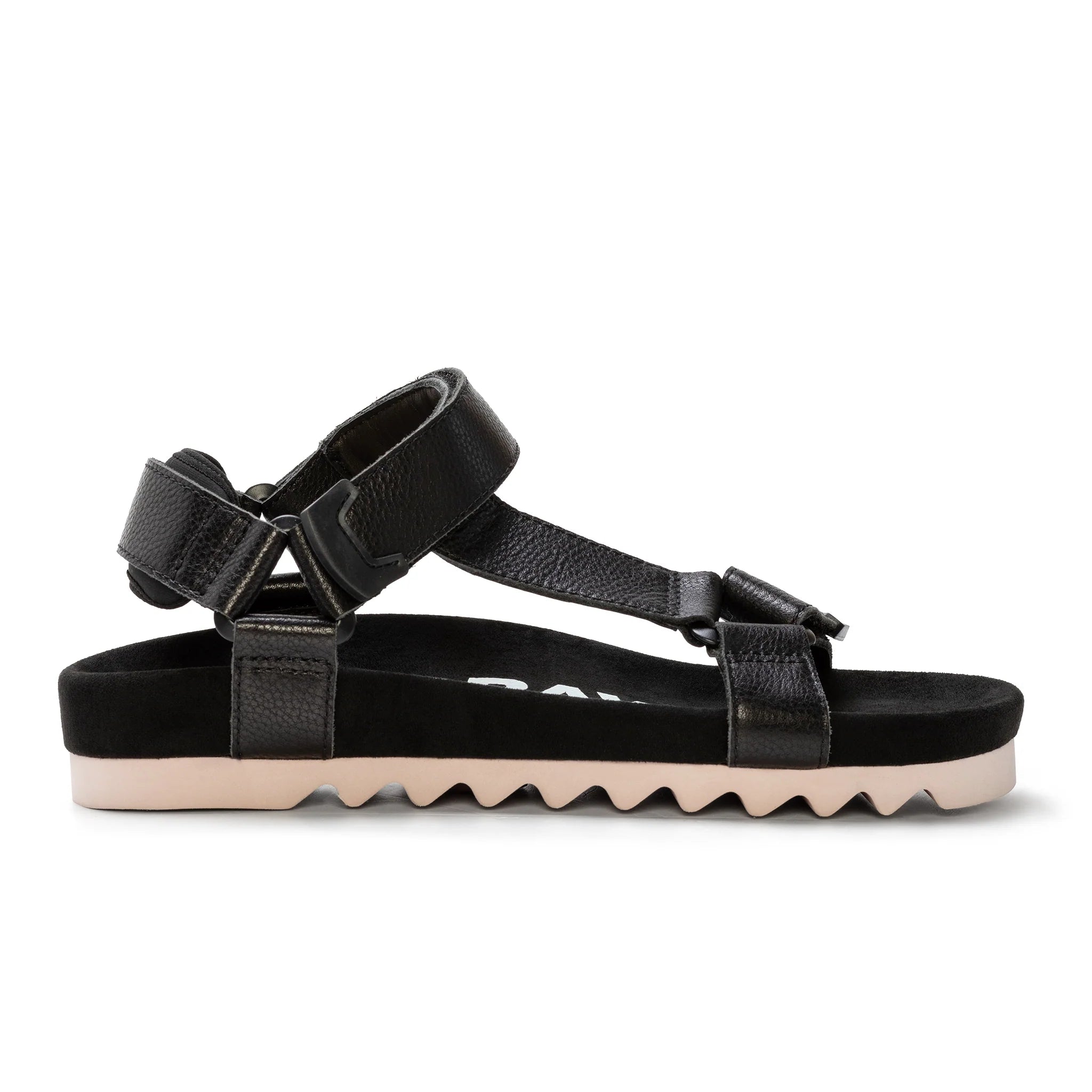 Women's Sandals with a Wedge Heel and a Tassel Detail in Orange for a Trendy LookRollie Tooth Wedge Sandal Black/Pink