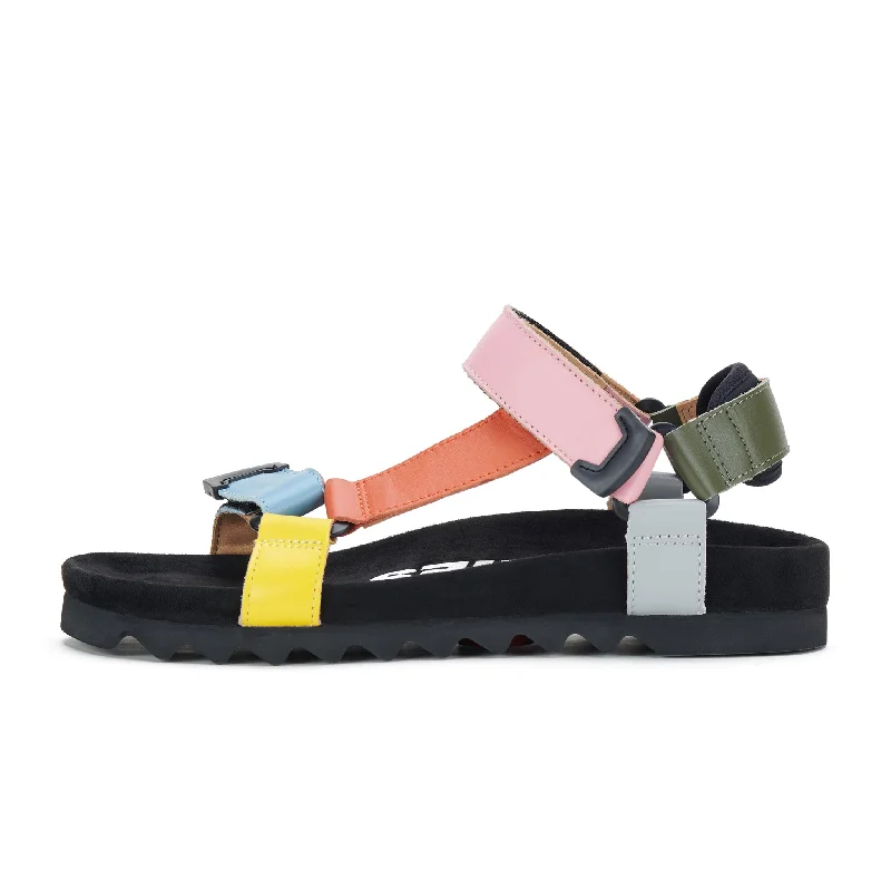 Orthopedic Women's Sandals with Arch Support in Gray for Foot HealthRollie Tooth Wedge Sandal Citrus Splash