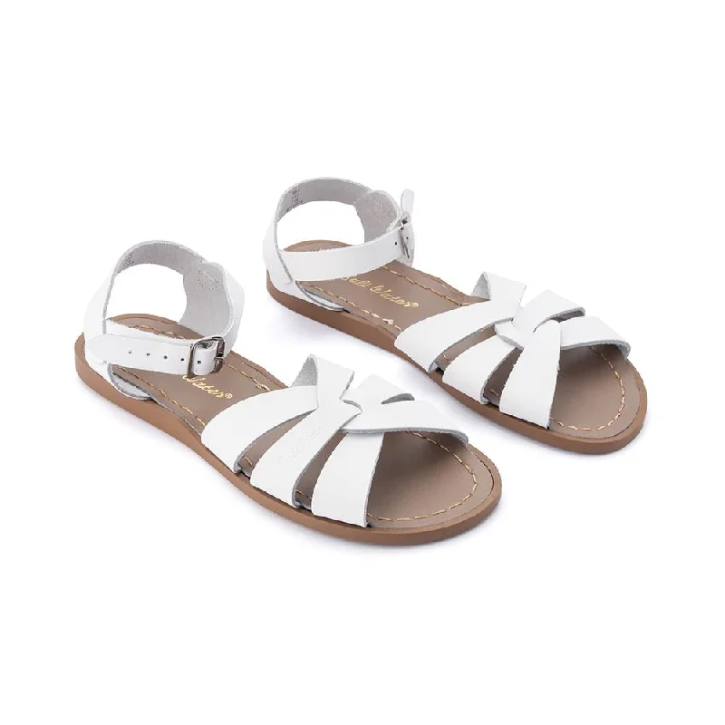 Orthopedic Women's Sandals with Arch Support in Gray for Foot HealthSalt Water Original White - Women