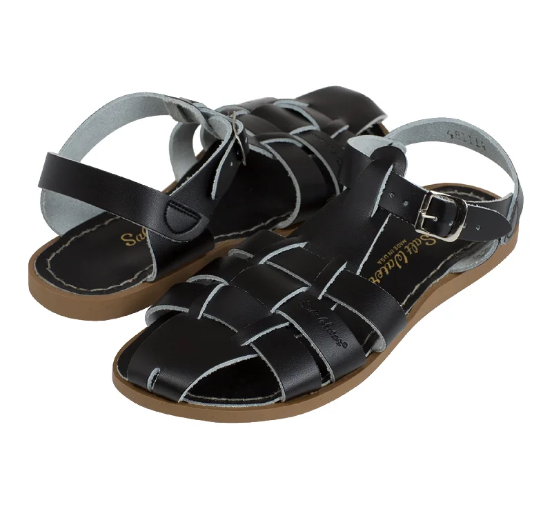 Waterproof Women's Rubber Beach Sandals with Arch Support in Blue for Water ActivitiesShark Original Black Womens Sandal