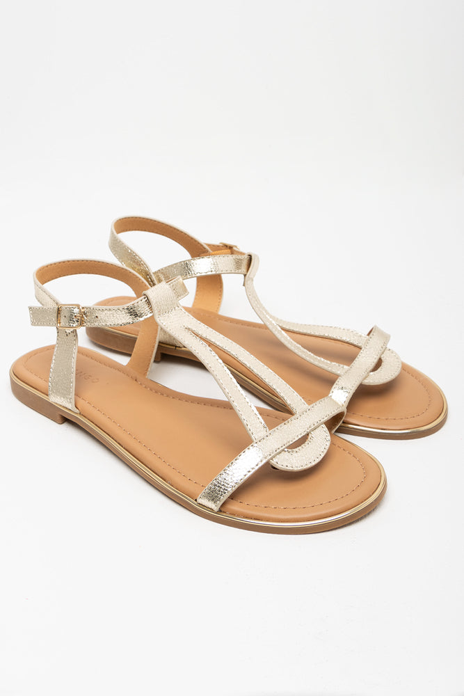 Women's Cork - Soled Espadrille Sandals with a Rope - Trimmed Upper in Navy for a Summer VibeStrappy Sandal Gold Women's Cork - Soled Espadrille Sandals with a Rope - Trimmed Upper in Navy for a Summer VibeStrappy Sandal Gold