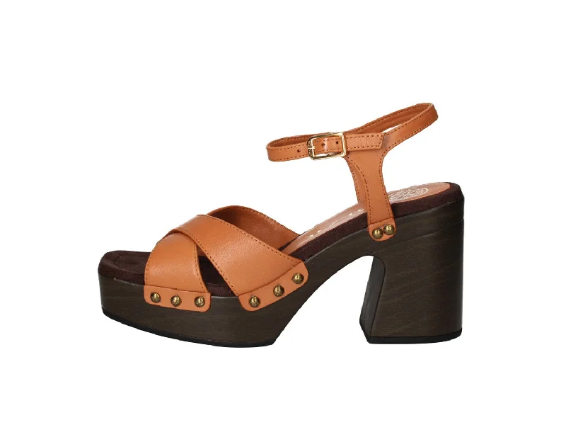 Women's Rhinestone - Embellished Open - Toe Sandals in Silver for a Glamorous Party LookUnisa Osuna Cannelle Tan