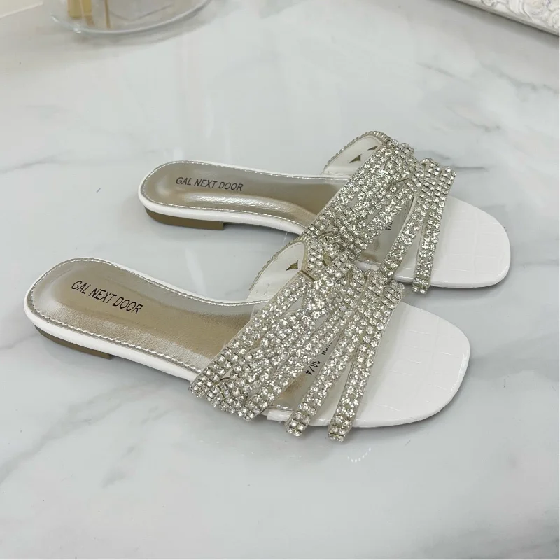 Women's Cork - Soled Espadrille Sandals with a Rope - Trimmed Upper in Navy for a Summer Vibe Women's Cork - Soled Espadrille Sandals with a Rope - Trimmed Upper in Navy for a Summer Vibe Women's Rhinestone - Embellished Open - Toe Sandals in Silver for a Glamorous Party LookPriyanka - White Croc Print With Silver Diamante Detail Slip On Sandals Women's Cork - Soled Espadrille Sandals with a Rope - Trimmed Upper in Navy for a Summer Vibe Women's Cork - Soled Espadrille Sandals with a Rope - Trimmed Upper in Navy for a Summer Vibe Women's Rhinestone - Embellished Open - Toe Sandals in Silver for a Glamorous Party LookPriyanka - White Croc Print With Silver Diamante Detail Slip On Sandals