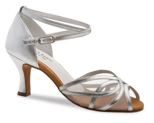 Cushioned Insole Contemporary Dance Shoes in Navy for Comfortable PerformancesAnna Kern 740-60 Silver Cushioned Insole Contemporary Dance Shoes in Navy for Comfortable PerformancesAnna Kern 740-60 Silver