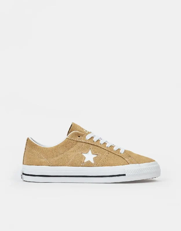 Vegan - Friendly Material Women's Skateboarding Shoes in Charcoal for Ethical ChoicesConverse One Star Pro Ox Suede Skate Shoes - Nomad Khaki/Black/Egret Vegan - Friendly Material Women's Skateboarding Shoes in Charcoal for Ethical ChoicesConverse One Star Pro Ox Suede Skate Shoes - Nomad Khaki/Black/Egret