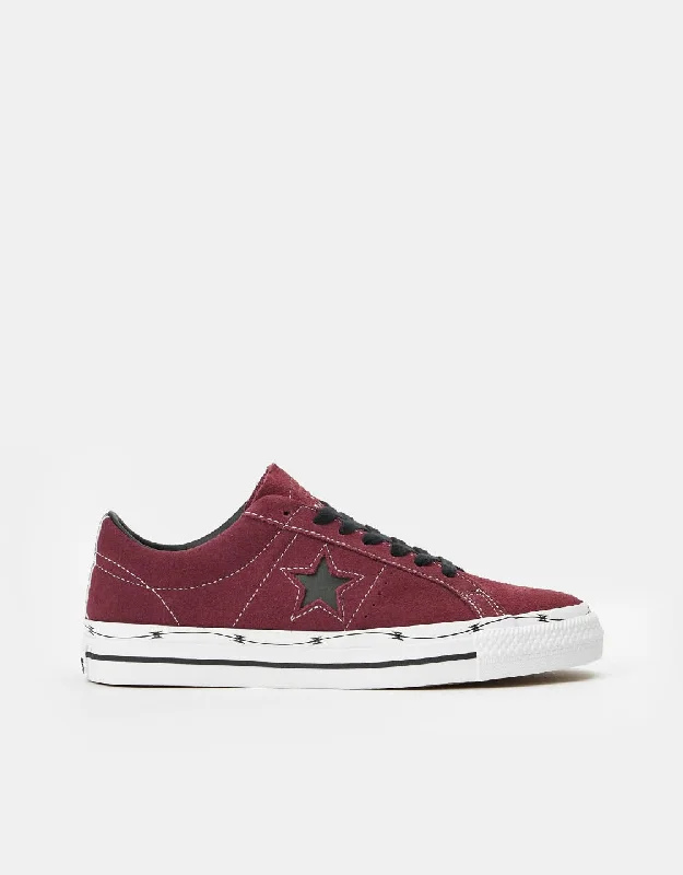 Cushioned Insole Women's Skateboarding Shoes in White for All - Day ComfortConverse One Star Pro Razor Wire Skate Shoes - Deep Bordeaux/Black/White Cushioned Insole Women's Skateboarding Shoes in White for All - Day ComfortConverse One Star Pro Razor Wire Skate Shoes - Deep Bordeaux/Black/White